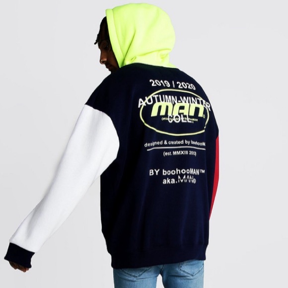boohoo man hoodie